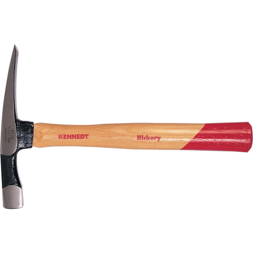 Kladivo na cihly s rukojetí hickory 675g
