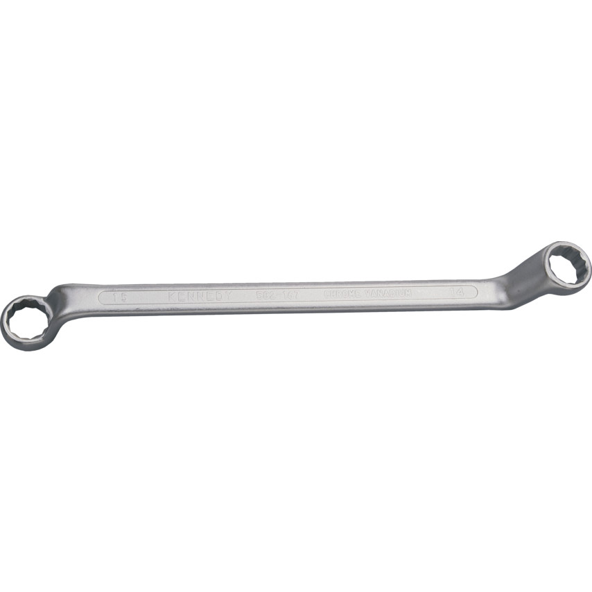 Klíč očkový oboustranný průmyslový chrom - metrický 17 x 19mm