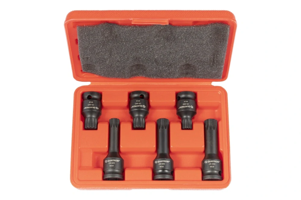 Rázové hlavice 1/2" XZN M14-M18 pro VW - QUATROS QS50385 