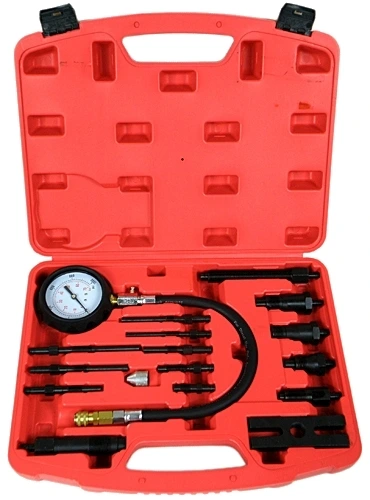 Kompresiometr, tester komprese diesel, 16 kusů,  Genborx VT01050