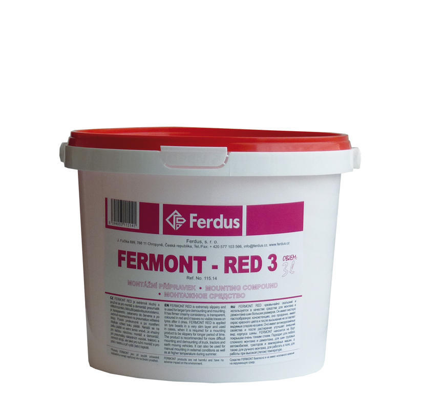 Montážní příprave FERMONT Red 3