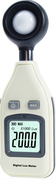 Digitální luxmetr / přístroj pro měření intenzity osvětlení GM1010