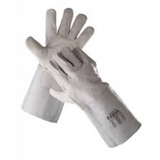rukavice Merlin celokožené s manžetou svář. certif.