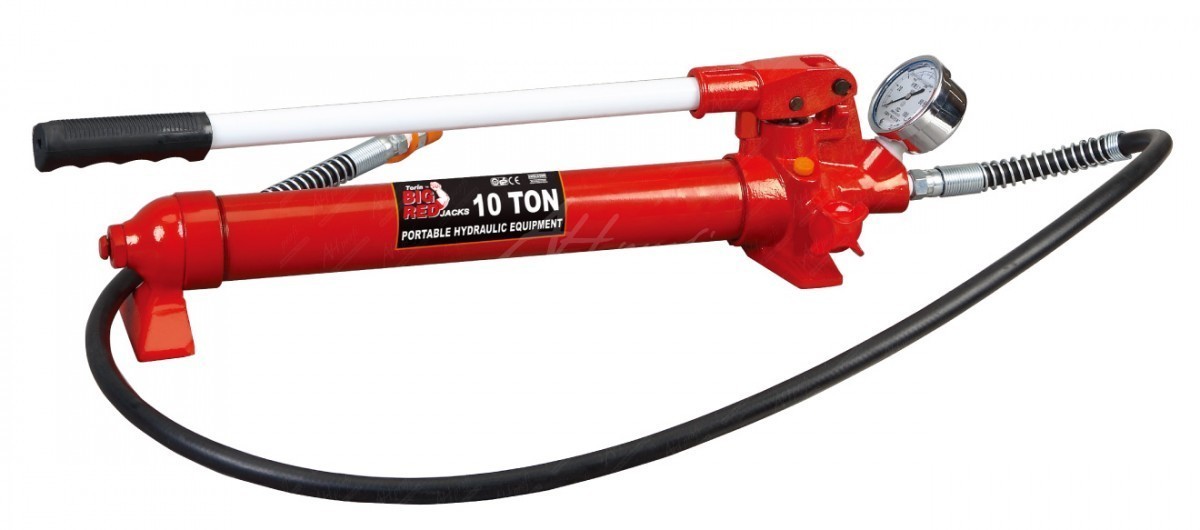 Hydraulická pumpa s měřákem 10t