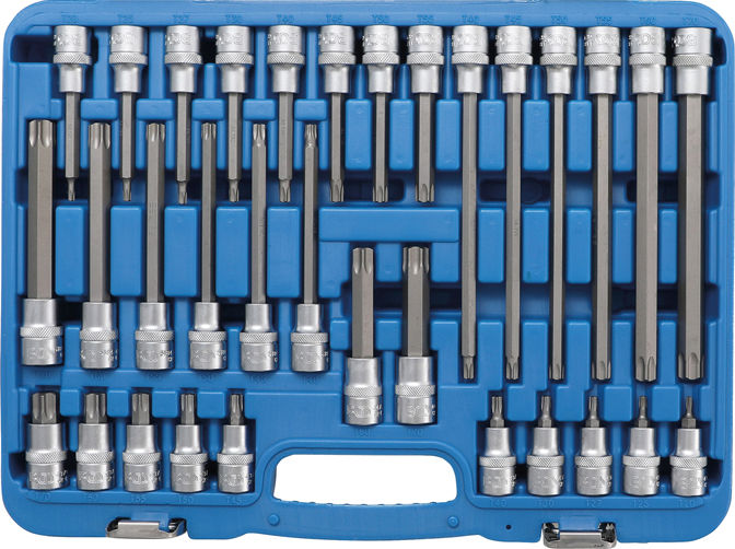 Hlavice  TORX  1/2" 32 dílů sada,délky 55-100-140-200 mm,T20-T70