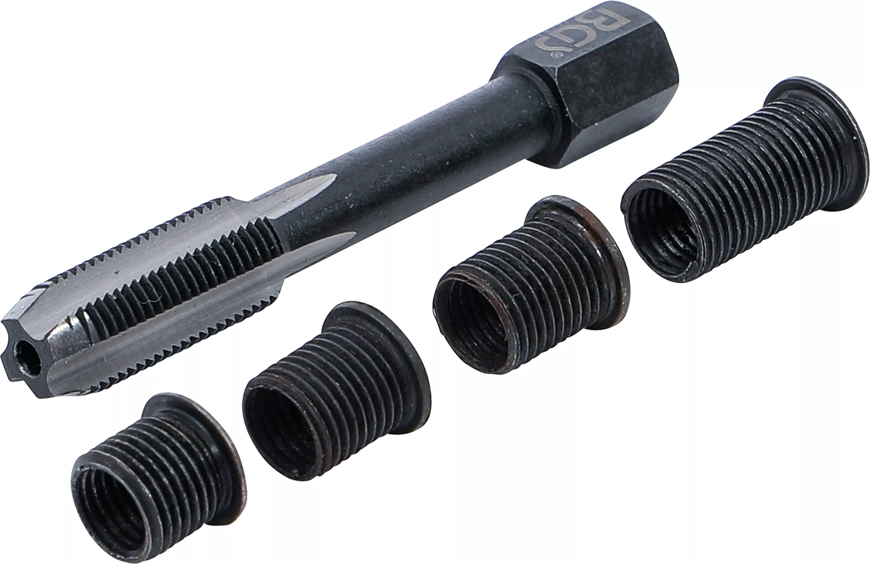 Vložkovací sada BGS pro opravu závitů žhavících svíček M8 x 1,0 mm (5 dílů)