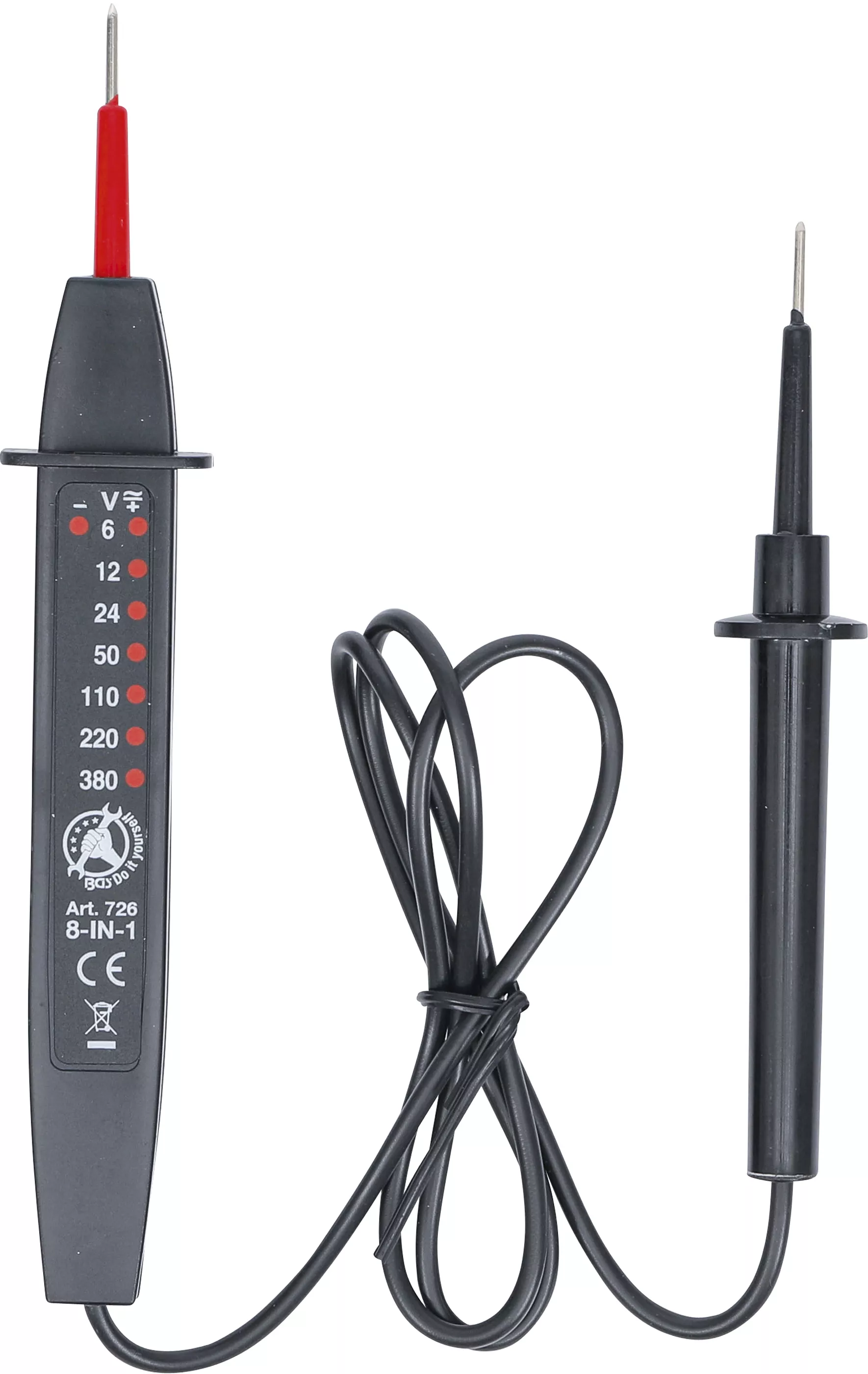 Zkoušečka elektro Kraftmann BGS100726 pro napětí 6 ÷ 380 V (DC/AC)