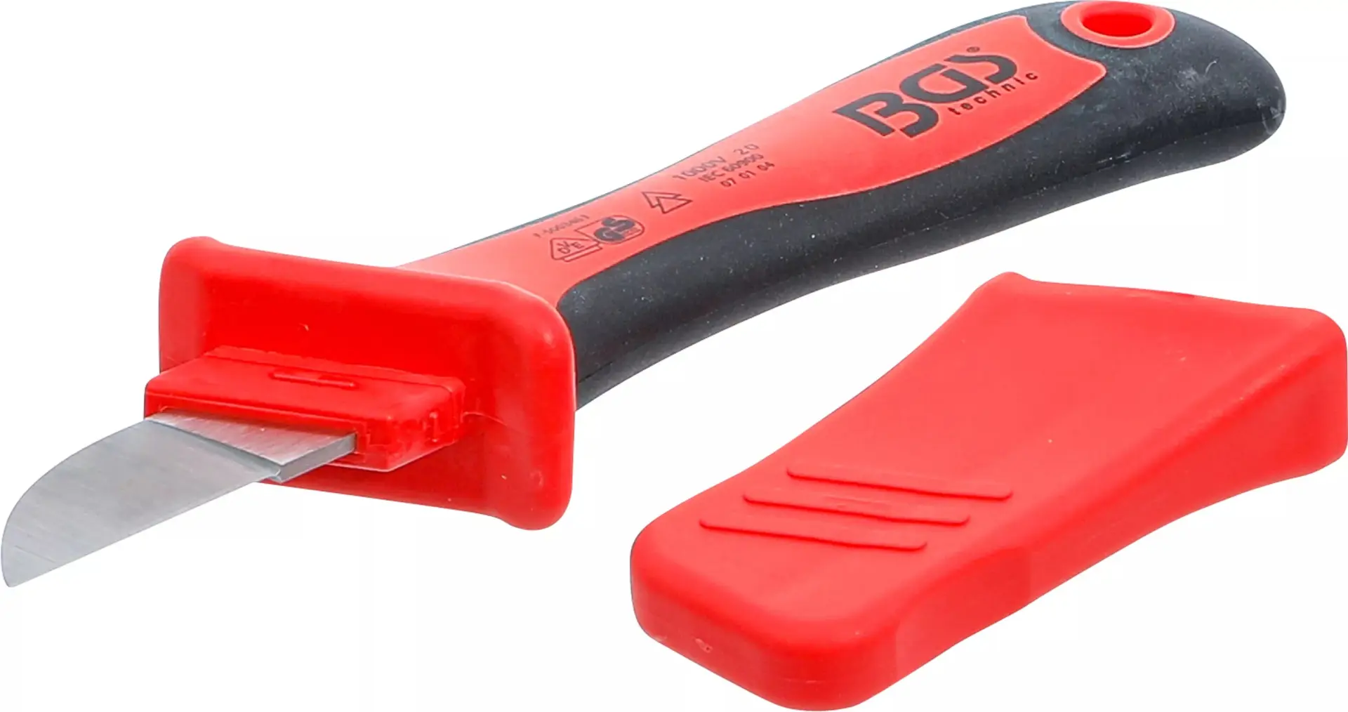 Elektrikářský VDE odizolační nůž na kabely BGS107965, ABS rukojeť (BGS107965)