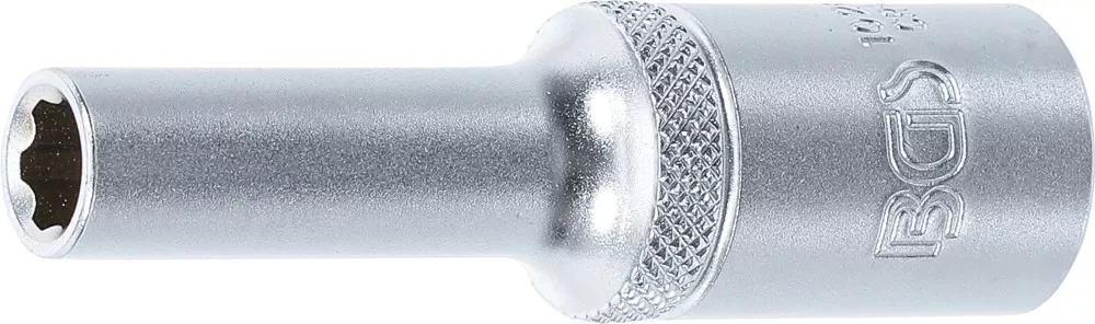 Nástrčná hlavice 1/2" 8 mm BGS1010268, prodloužená, Super Lock