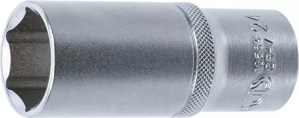 Nástrčná hlavice 1/2“ 24 mm BGS1010564, 6ti hranná, prodloužená, Pro Torgue