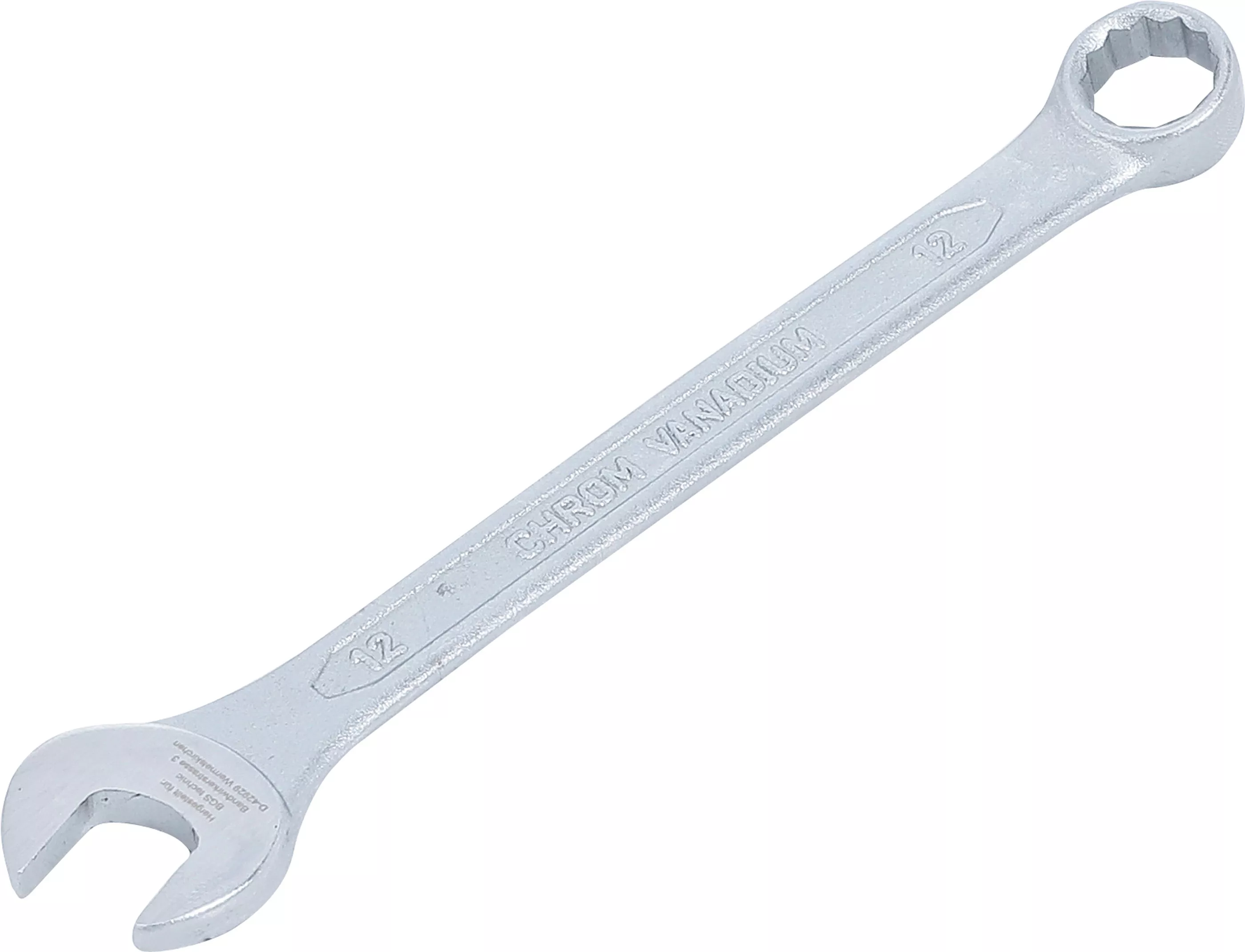 Očkoplochý klíč 12 mm BGS101062, DIN 3113A, chrom vanadium