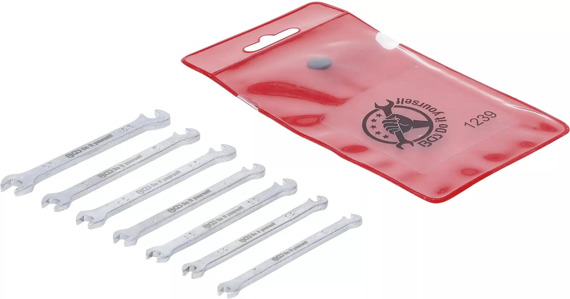 Oboustranné klíče 3 ÷ 5,5 mm Kraftmann BGS101239 mini provedení (Sada 7 dílů)