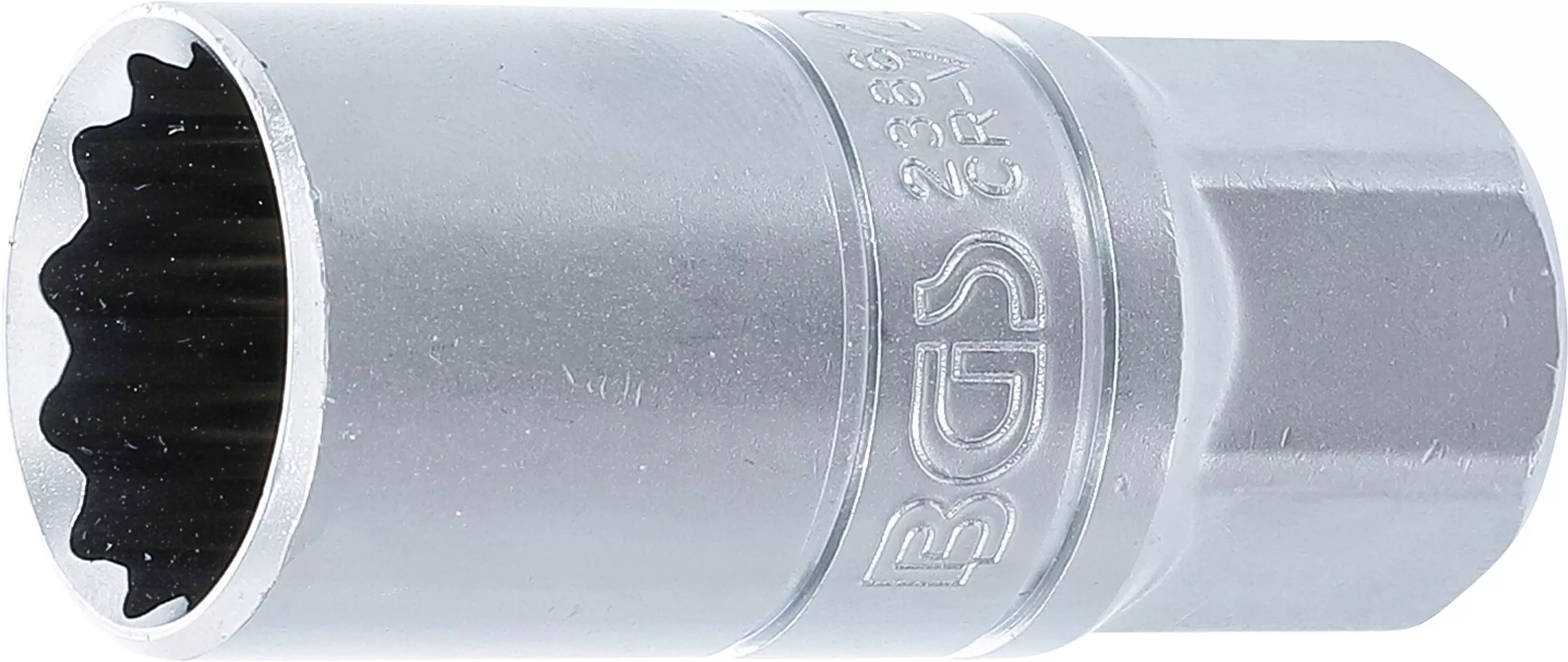Nástrčná hlavice 1/2" 12hranná 21 mm BGS102386 pro zapalovací svíčky
