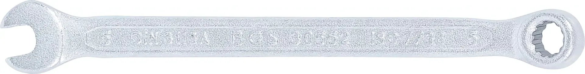 Očkoplochý klíč 5 mm BGS1030552, DIN 3113A, matný chrom