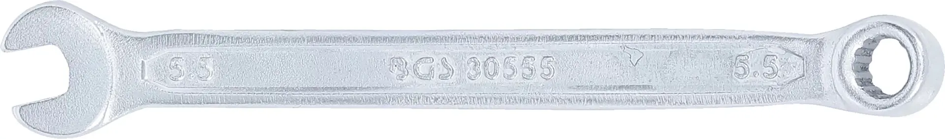 Očkoplochý klíč 5,5 mm BGS1030555, DIN 3113A, matný chrom