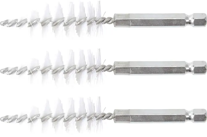 Nylonové kartáče pr. 18 mm BGS103078-18-N, upínání 1/4", 3 ks (Sada BGS 3078)