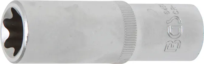 Nástrčná hlavice 1/2" E20 BGS106450, prodloužená pro E-Profil