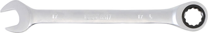 Očkoplochý ráčnový klíč 17 mm BGS106517
