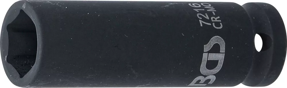 Nástrčná hlavice 1/2" 16 mm BGS107216, prodloužená, tvrzená, Pro Torque