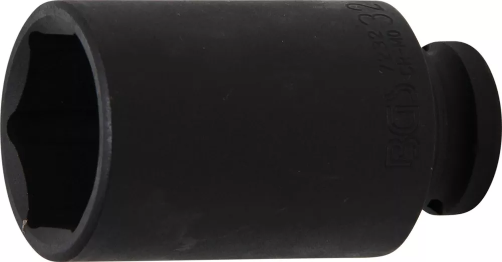 Nástrčná hlavice 1/2" 32 mm BGS107232, prodloužená, tvrzená, Pro Torque