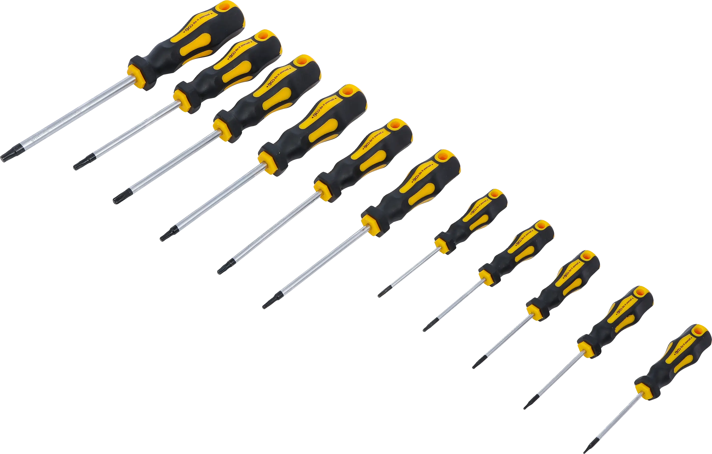 Sada šroubováků Kraftmann T-profil (pro Torx) T6 ÷ T40 BGS107844 (11 dílů)