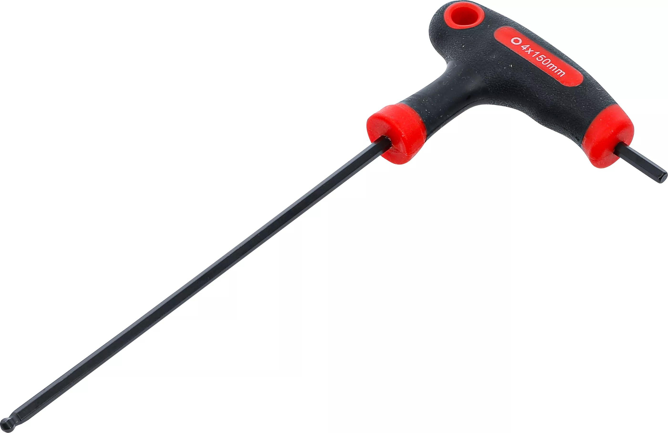 Zástrčný šestihranný klíč (inbus) Kraftmann 4 mm s T-rukojetí BGS107882-4 a boční čepelí
