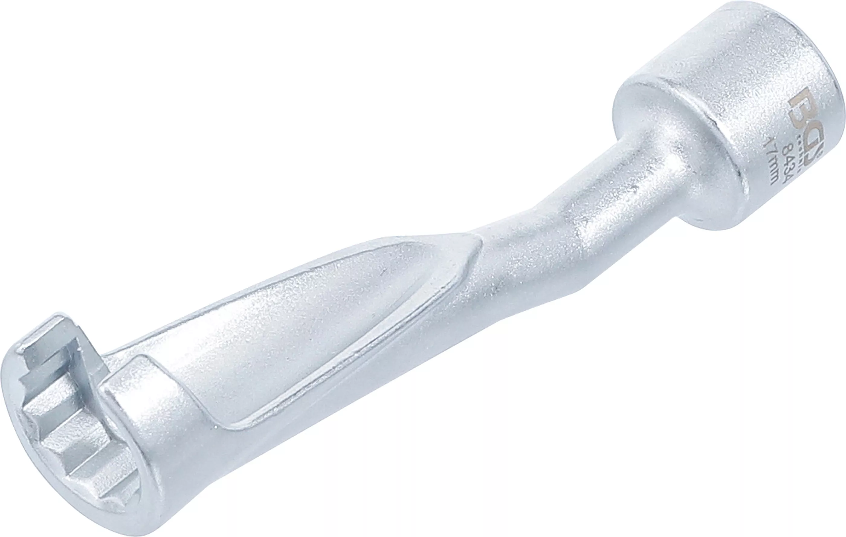 Otevřený očkový klíč 1/2" 17 mm BGS108434 Speciál pro diesel BMW, Opel 2,5TD, M-B