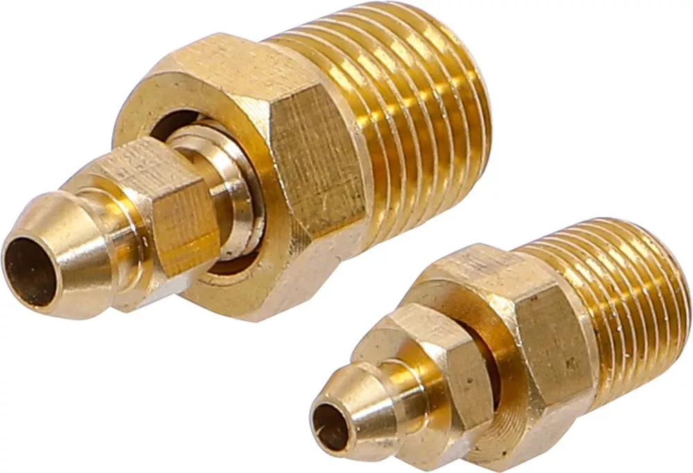 Náhradní vložky 1/8" a 1/4“ pro opravu odvzdušnovacích ventilů brzd BGS109346-1 Sada 2 kusy