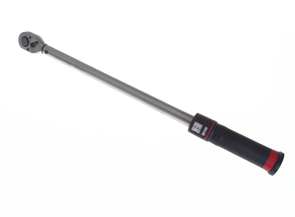 Momentový klíč 1/2" 60-350 Nm, s certifikátem - QUATROS