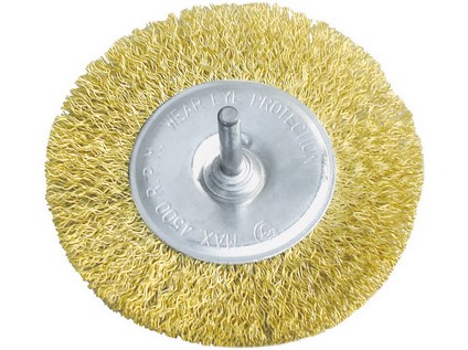 kartáč okružní 100mm stopka FeMs 0.3 mm