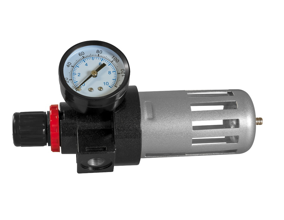 Regulátor tlaku 1/4" s filtrem a manometrem