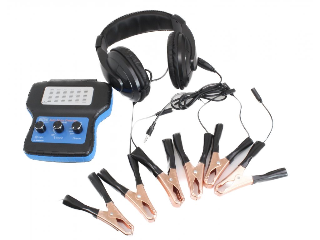 Stetoskop elektronický, detekce hluku, 6 kanálů, napájeno baterií - SATRA 