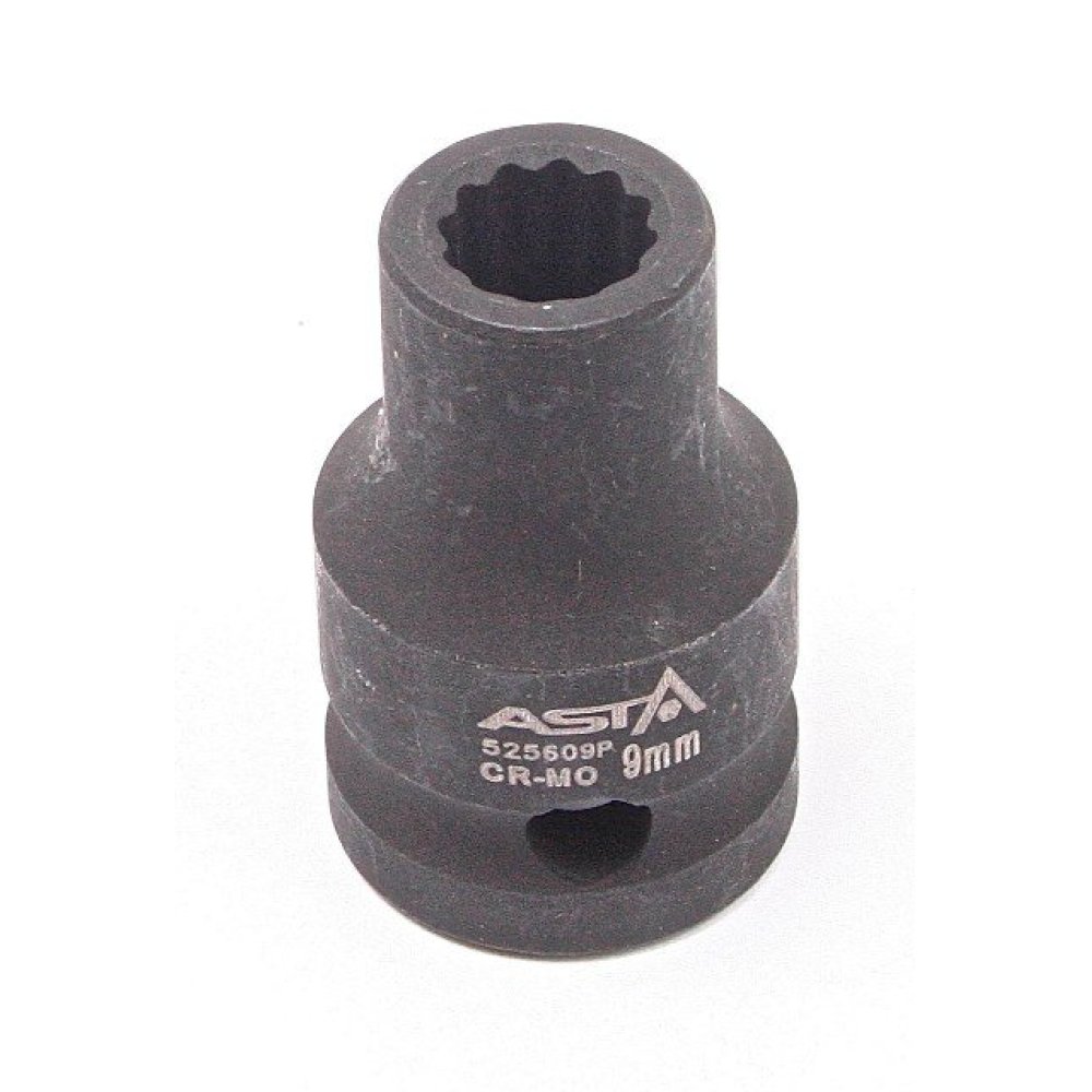  Hlavice nástrčná úderová 1/2" 9 mm, 12hranná - ASTA 