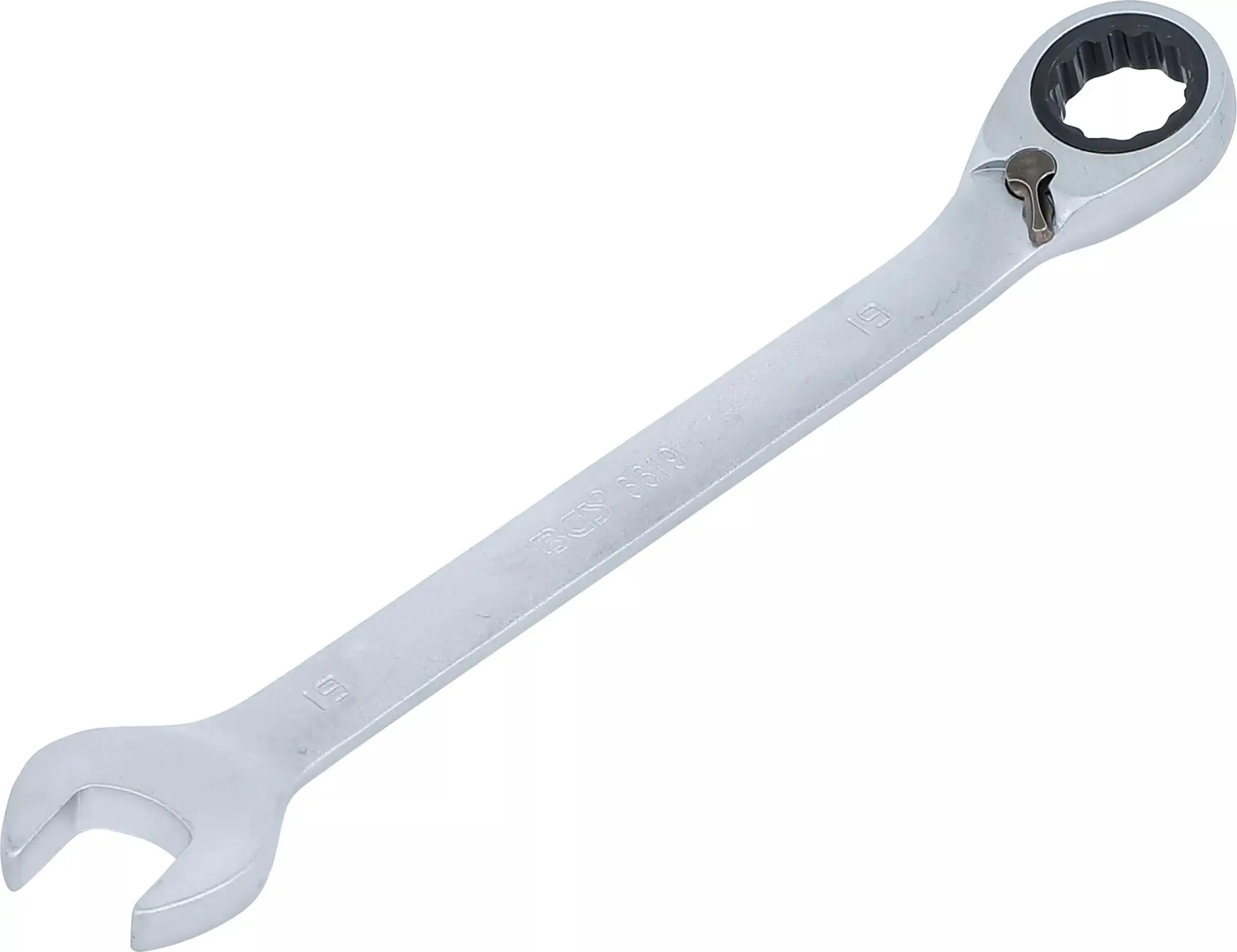 Očkoplochý ráčnový klíč 19 mm BGS106619, přepínatelný (BGS106619)