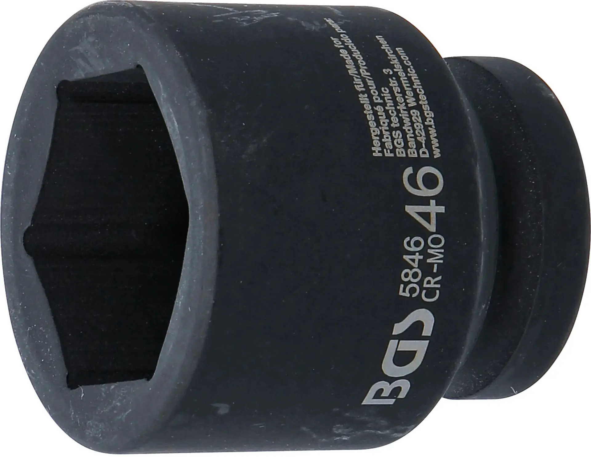 Nástrčná hlavice 1" 46 mm BGS105846 tvrzená, Pro Torque (BGS105846)
