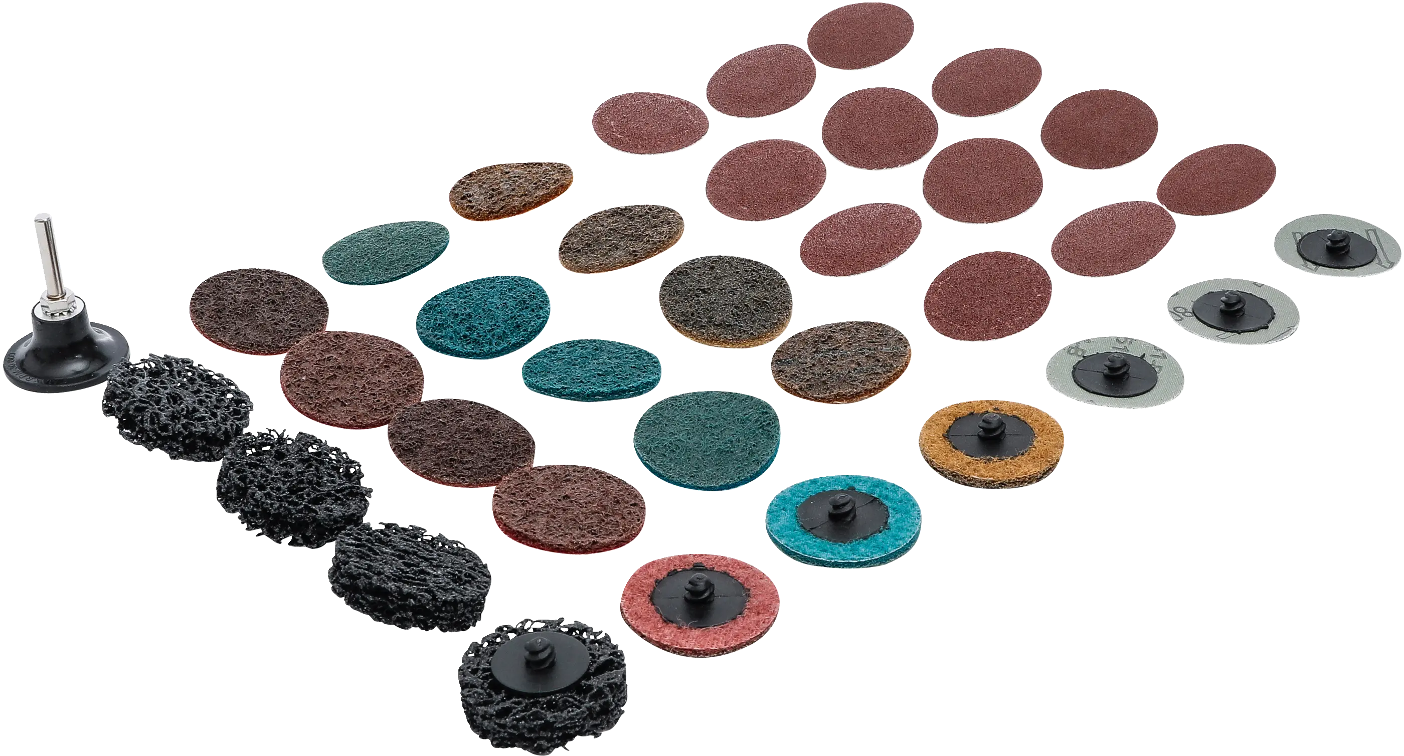 Brusné kotouče/talíře průměr 50 mm BGS106649 Sada 35 dílů (BGS106649)