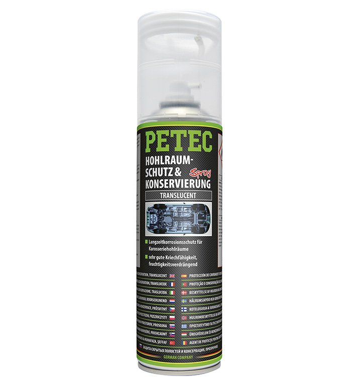 Parafinový vosk pro ochranu karosérií ve spreji 500 ml  PETEC 73550