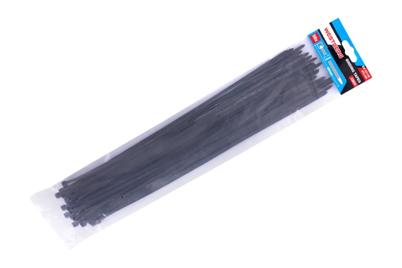 Pásky vázací WESTBERG 400x4.8mm 50ks černá