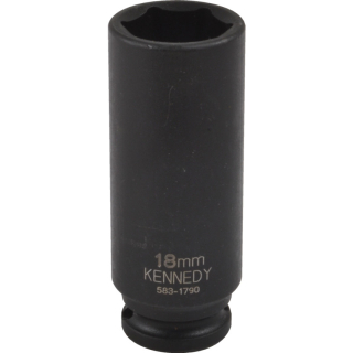 Hlavice rázová prodloužená 3/8" 6-hranná 19mm