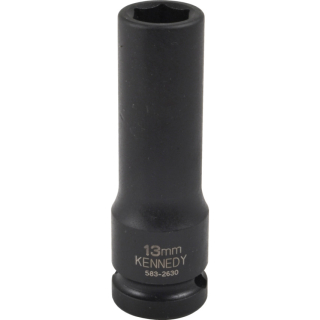 Hlavice rázová prodloužená 1/2" 6-hranná 10mm