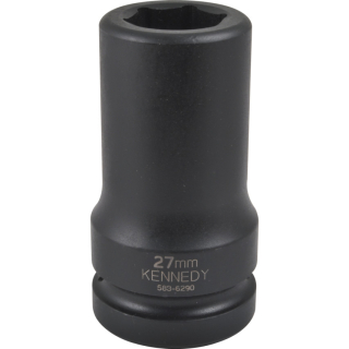 Hlavice rázová prodloužená 1" 6-hranná 28mm
