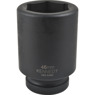 Hlavice rázová prodloužená 1" 6-hranná 80mm